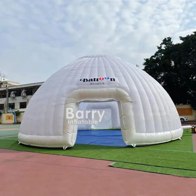 इवेंट पार्टी के लिए पोर्टेबल 5 मीटर इन्फ्लैटेबल डोम इग्लू टेंट आउटडोर