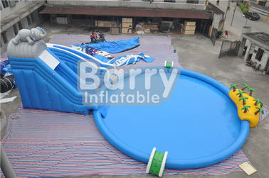 बच्चों के लिए अनुकूलित बिग हाथी Inflatable आउटडोर मनोरंजन पार्क उपकरण