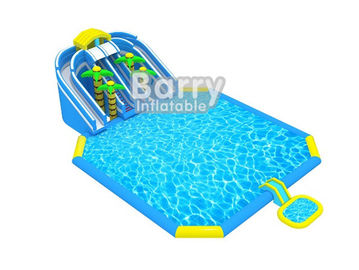 विशालकाय आउटडोर Inflatable खेल का मैदान, मुद्रण के साथ जंगल Inflatable मनोरंजन पार्क