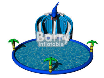 बच्चों / वयस्कों के लिए ग्रीष्मकालीन Inflatable पानी खेल खिलौने डॉल्फिन Inflatable मनोरंजन पार्क