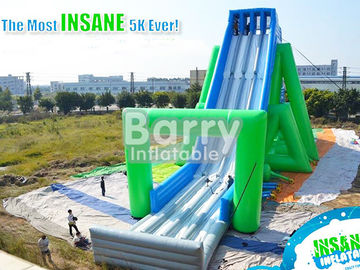वयस्कों के लिए अनुकूलित 5k Slingshot विशालकाय Inflatable स्लाइड 0.55 मिमी पीवीसी Tarpaulin