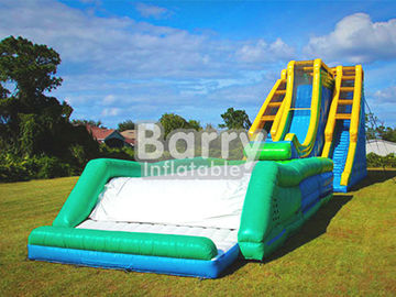 विशालकाय Inflatable जल स्लाइड, सबसे तेज Inflatable रोलर कोस्टर स्लाइड एन ड्रॉप किक