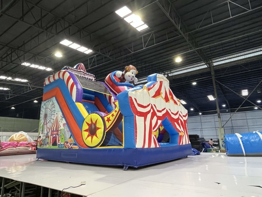 स्लाइड के साथ लटकन कॉम्बो जंपिंग कैसल inflatable जंपिंग हाउस