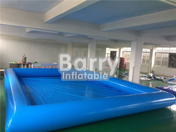 टिकाऊ नीले बच्चों वर्ग Inflatable पानी के खिलौने के साथ पोर्टेबल पानी पूल