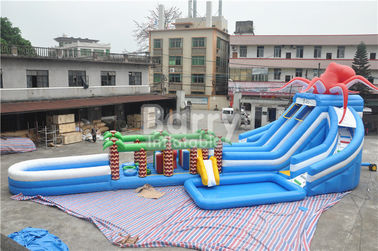 जंगल Inflatable तूफान पिछवाड़े Inflatable पानी स्लाइड थीम पार्क जल स्लाइड Inflatable बाधा कोर्स के साथ