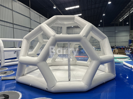 7 कार्यदिवस उत्पादन समय CE/UL ब्लोअर और मरम्मत सामग्री के साथ inflatable बबल टेंट बबल टेंट