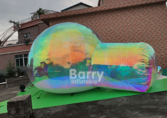 आउटडोर कार्यक्रमों के लिए गुब्बारे या फर्नीचर के साथ पोर्टेबल inflatable तम्बू साफ