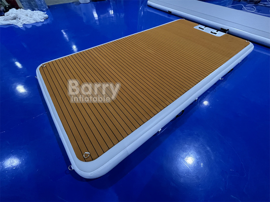 डिजिटल प्रिंटिंग Inflatable Dock Blow Up Pontoon For Inflatable Island फ्लोटिंग मैट