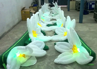 एलईडी, inflatable फूल श्रृंखला सजावट के साथ विशाल फूल Inflatable विज्ञापन उत्पाद