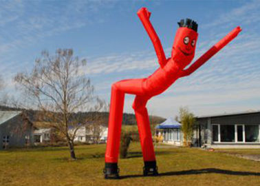 एकल पैर या दो पैर Inflatable एयर डांसर, विज्ञापन के लिए मिनी Inflatable एयर ट्यूब मैन