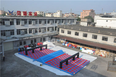 Inflatable बाधा दौड़, Inflatables 5k बाधा गद्दे रन आकार 20x10x1.2M