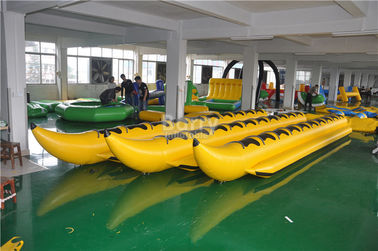 भारी शुल्क वाणिज्यिक 8 व्यक्ति या कस्टमजीड पीवीसी Tarpaulin Inflatable केला नाव ट्यूब