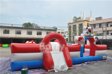 कस्टम Inflatable Toddler खेल का मैदान, विशेष Inflatable मज़ा शहर मुक्केबाजी बुल थीम