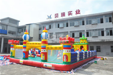 खेल थीम Inflatable उछाल कैसल, 0.55 मिमी पीवीसी बच्चे इंडोर प्ले उपकरण