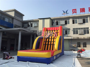रोमांचक Inflatable इंटरेक्टिव गेम्स, वाणिज्यिक ग्रेड Inflatable चिपचिपा दीवार