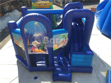 स्लाइड के साथ अनुकूलित Inflatable बाउंसर / Inflatable उछाल वाला कैसल