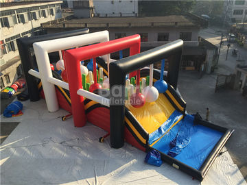 इवेंट के लिए OEM जायंट Inflatable बाधा कोर्स, मलबे बॉल खेल
