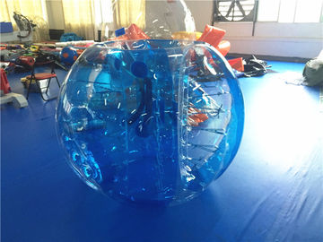 टिकाऊ आउटडोर Inflatable खिलौने, ब्लू Inflatable हैम्स्टर बम्पर बॉल
