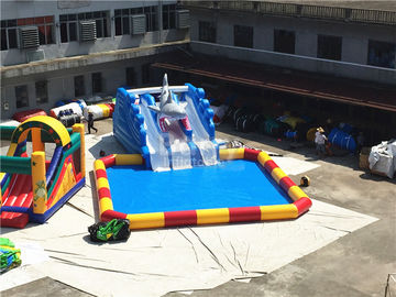 आउटडोर बिग कमाल पोर्टेबल विस्फोट तीव्र स्लाइड Inflatable फ़्लोटिंग वाटर पार्क