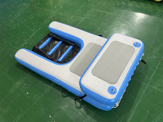 सुरक्षित और स्थिर गैर फिसलन पीवीसी inflatable कुत्ते पानी रैंपफ्लोटिंग प्लेटफार्म पालतू जानवरों के लिए चढ़ाई चटाई पूल झील डॉक के लिए