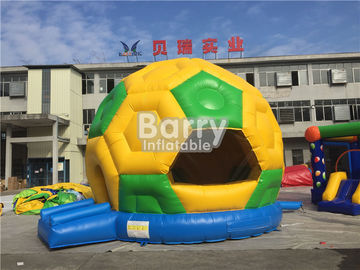 वाणिज्यिक Inflatable फुटबॉल बाउंसर, पीवीसी तिरपाल फुटबॉल उछाल उछाल हाउस