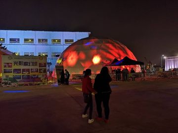प्रदर्शनी एयर टाइट इन्फ्लैटेबल इवेंट टेंट फॉर बूथ, इन्फ्लेटेबल एलईडी टेंट