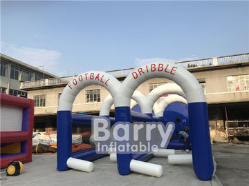 स्पोर्टिंग बाधा फ़ुटबॉल ड्रिबल इन्फ्लैटेबल फुटबॉल गेम अनुकूलित आकार