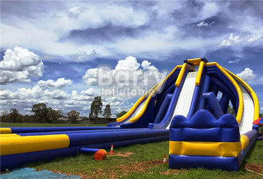 विशालकाय Inflatable पानी पर्ची एन स्लाइड, बच्चों और वयस्कों के लिए लंबे समय से Inflatable Trippo पानी स्लाइड