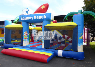 0.55m पीवीसी सामग्री Inflatable पार्क उपकरण खेल का मैदान / आउटडोर हॉलिडे बीच Inflatable Playland