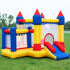 पिछवाड़े बच्चों के लिए EN71 Inflatable उछाल 0.55 मिमी पीवीसी के साथ अजीब समय कूद महल