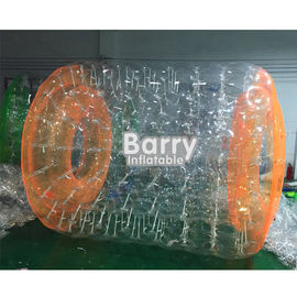 स्वनिर्धारित TPU / पीवीसी पानी रोलर बॉल स्विमिंग पूल / वाटर पार्क खेल का मैदान Inflatable पानी की गेंद में खेलते हैं