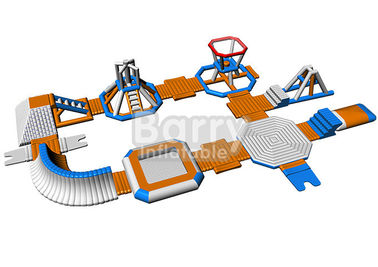 ग्रीष्मकालीन जल खेल खेल Inflatable जल पार्क / टिकाऊ जल पार्क रिसॉर्ट्स