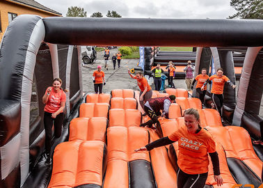 ब्राजील सफल मामला आउटडोर बाधा कोर्स वयस्क के लिए Inflatable 5k बाधा