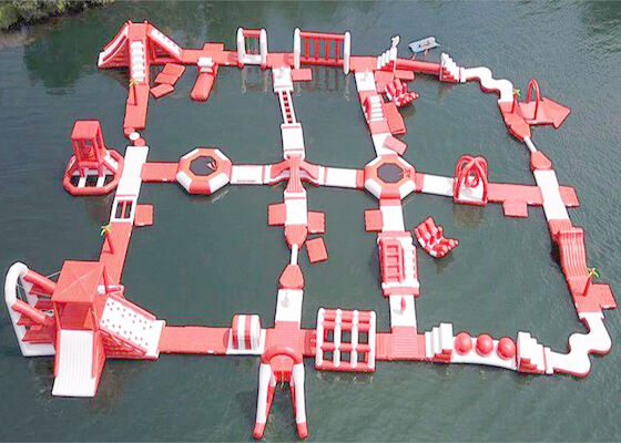 वयस्क Inflatable सागर फ्लोटिंग पानी पार्क / Inflatable पानी के खेल उपकरण