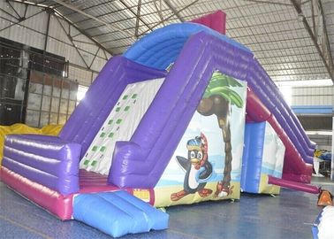 पूल रेंटल के लिए विशाल निविड़ अंधकार बच्चों वाणिज्यिक Inflatable स्लाइड