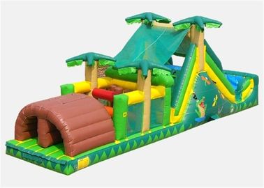वाणिज्यिक inflatable बाधा कोर्स, चीयर मनोरंजन बाउंसर बाधा कोर्स