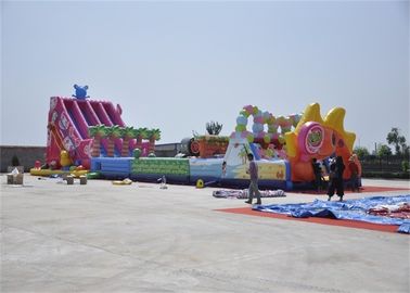 रोमांचक Inflatable बाधा कोर्स, एड्रेनालाईन रश Inflatable चरम बाधा कोर्स