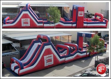 टिकाऊ Inflatable बाधा कोर्स, बच्चों के लिए खेल का मैदान बाधा कोर्स