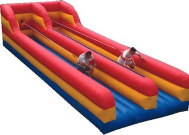 Inflatable इंटरेक्टिव गेम्स आउटडोर डबल लेन Inflatable बंजी रन किराया