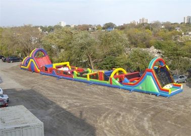 किराए के लिए भव्य बच्चों / वयस्क बाउंसी बाधा कोर्स Inflatables