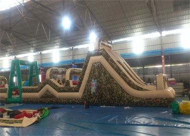 वयस्कों के लिए विशाल Inflatable बाधा कोर्स, Inflatable आउटडोर प्ले उपकरण