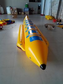 एकल लेन Inflatable जल खिलौने, 6 व्यक्ति के लिए पीवीसी Tarpaulin केला नाव Towable
