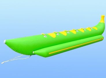 ग्रीन 0.9 मिमी पीवीसी वयस्क Inflatable टॉवेबल केला नाव 6 सीटों के साथ