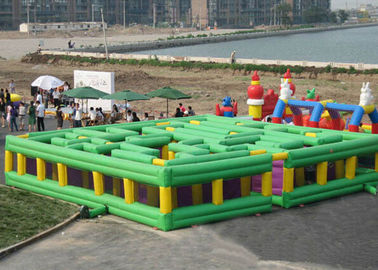 विशालकाय Inflatable इंटरएक्टिव खेलों / मनोरंजन पार्क Inflatable भूलभुलैया