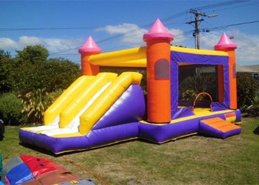 स्लाइड के साथ बच्चों को डबल लेन Inflatable कॉम्बो कैसल बाउंस हाउस