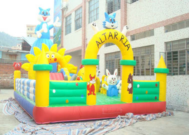 कूदते कैसल के साथ बड़े प्लेटो पीवीसी Tarpaulin वयस्क Inflatable बाउंसर
