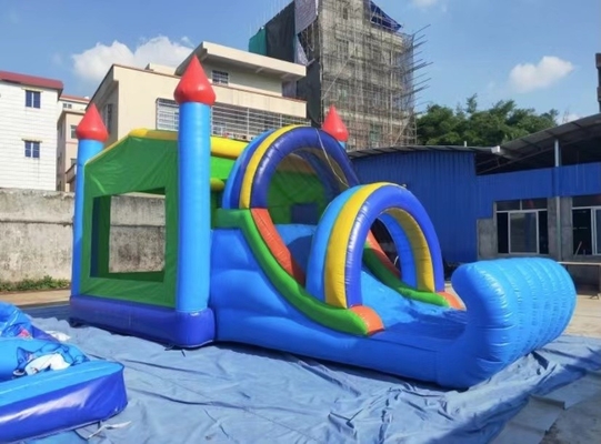 प्लेटो 1000D इन्फ्लेटेबल कॉम्बो स्लाइड बाउंसी कैसल जम्पर पार्क