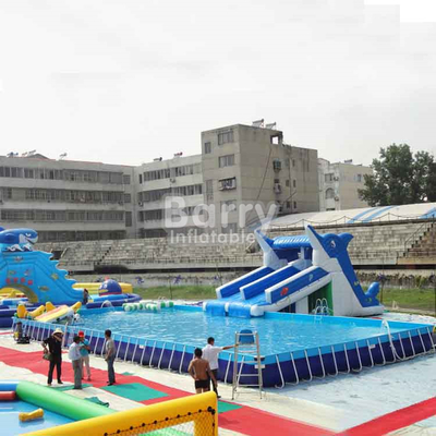 आग प्रतिरोध पनरोक पीवीसी स्विमिंग पूल 1 मीटर ऊंचाई